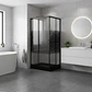 Shower Rectangular Strava Negro 120x70x198cm (Incluye Receptáculo) - Miniatura 6