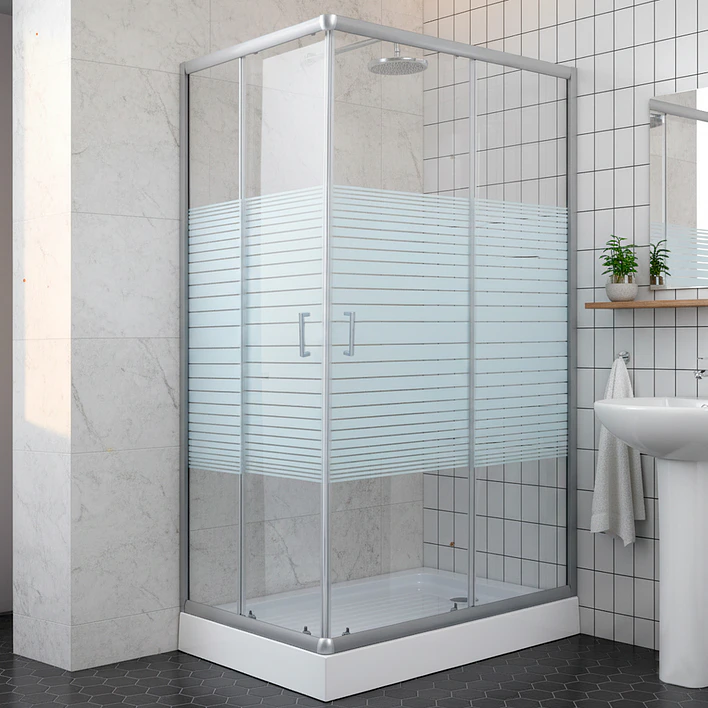 Shower Rectangular Strava Blanco 120x70x198cm (Incluye Receptáculo) 3