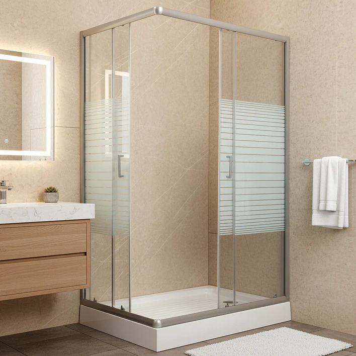 Shower Rectangular Strava Blanco 120x70x198cm (Incluye Receptáculo) 5