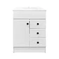 Mueble Vanitorio Joytek Blanco + Cubierta de Loza Plana 60x47x80 cm - Miniatura 1