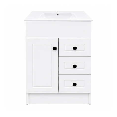 Mueble Vanitorio Joytek Blanco + Cubierta de Loza Plana 60x47x80 cm 1