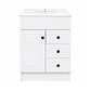 Mueble Vanitorio Joytek Blanco + Cubierta de Loza Plana 60x47x80 cm - Miniatura 1