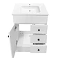 Mueble Vanitorio Joytek Blanco + Cubierta de Loza Plana 60x47x80 cm - Miniatura 8