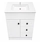 Mueble Vanitorio Joytek Blanco + Cubierta de Loza Plana 60x47x80 cm - Miniatura 7
