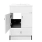 Mueble Vanitorio Joytek Blanco + Cubierta de Loza Plana 50x40x80 cm - Miniatura 6