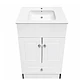 Mueble Vanitorio Joytek Blanco + Cubierta de Loza Plana 50x40x80 cm - Miniatura 7