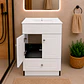 Mueble Vanitorio Joytek Blanco + Cubierta de Loza Plana 50x40x80 cm - Miniatura 3