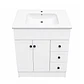 Mueble Vanitorio Joytek Blanco + Cubierta de Loza Plana 80x47x80 cm - Miniatura 7