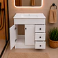 Mueble Vanitorio Joytek Blanco + Cubierta de Loza Plana 80x47x80 cm - Miniatura 3