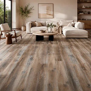 SPC PISO VINILICO 5mm 18,3x122 cm ROBLE VINTAGE / 2,23 m2 (1 Caja 10 Uni)