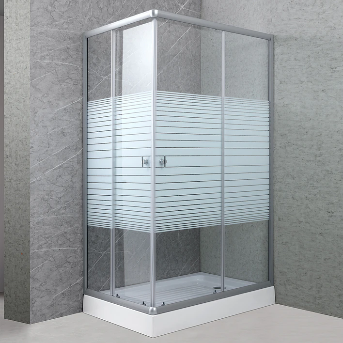 Shower Rectangular Strava Blanco 120x70cm (Sin Receptáculo) 6