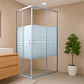 Shower Rectangular Strava Blanco 120x70cm (Sin Receptáculo) - Miniatura 3