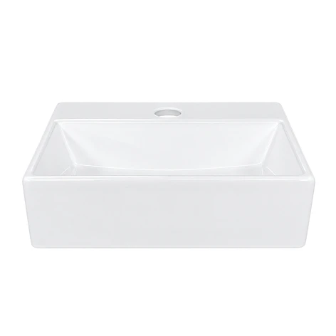 Lavamanos Rectangular Sobreponer Joytek Loza 3329 Blanco | 34x30x12 cm 4