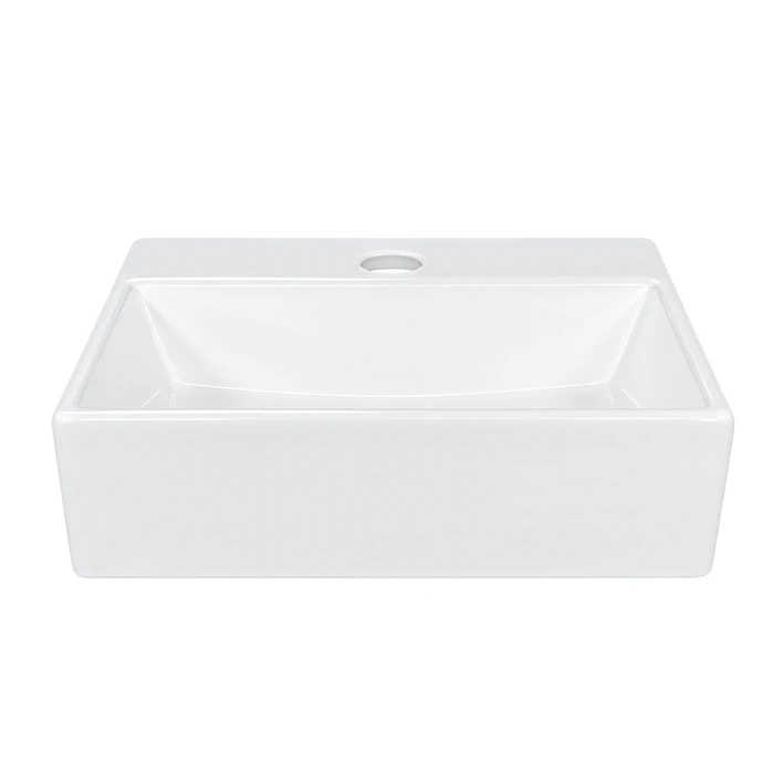 Lavamanos Rectangular Sobreponer Joytek Loza 3329 Blanco | 34x30x12 cm 4