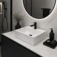 Lavamanos Rectangular Sobreponer Joytek Loza 3329 Blanco | 34x30x12 cm - Miniatura 7