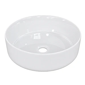 Lavamanos Redondo Sobreponer Joytek Loza 4040 Blanco | 40x12 cm