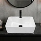 Lavamanos Rectangular Sobreponer Joytek Loza 4030 Blanco | 40x30x15 cm - Miniatura 5