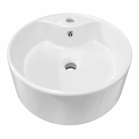 Lavamanos Redondo Sobreponer Joytek Loza 4141 Blanco | 41x15 cm 8