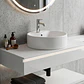 Lavamanos Redondo Sobreponer Joytek Loza 4141 Blanco | 41x15 cm - Miniatura 4