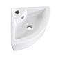 Lavamanos Esquinero Suspendido Joytek Loza 722 Blanco | 33x33x13 cm - Miniatura 8