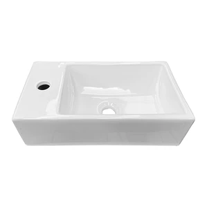 Lavamanos Rectangular Sobreponer Joytek Loza 011 Blanco | 45x25x12 cm