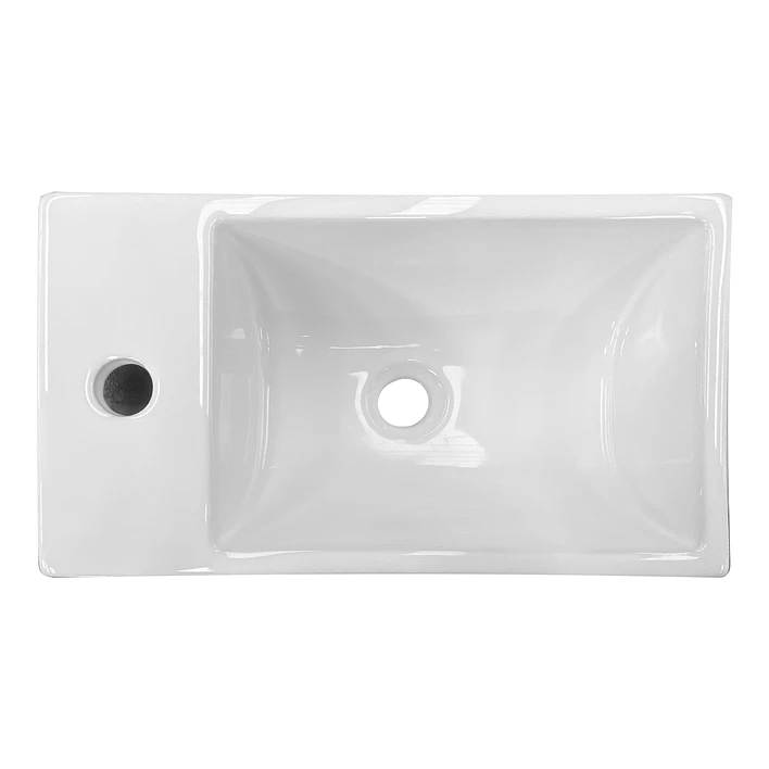 Lavamanos Rectangular Sobreponer Joytek Loza 011 Blanco | 45x25x12 cm 7