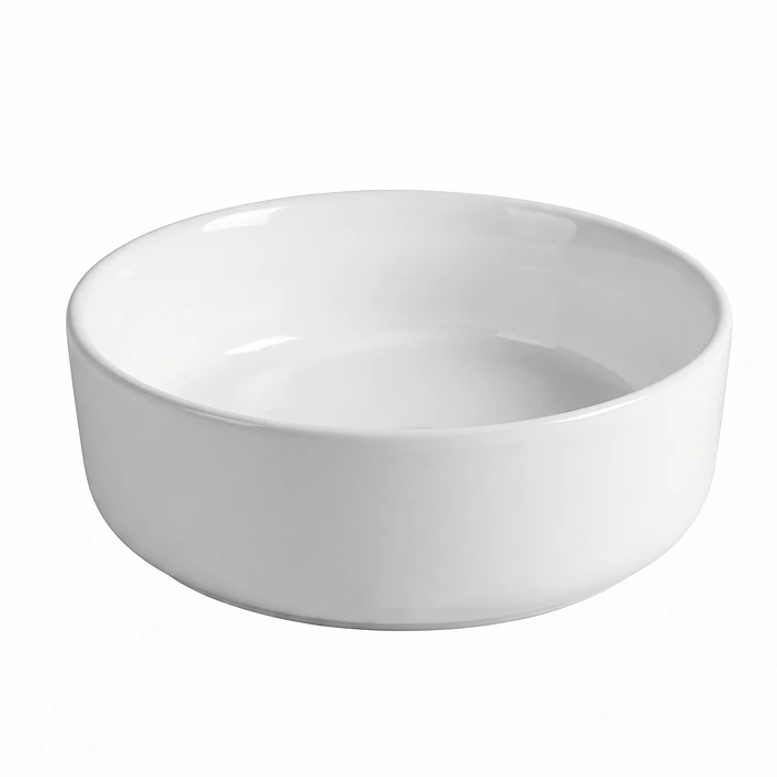Lavamanos Redondo Sobreponer Joytek Loza 042AB Blanco Brillante | 36x12 cm 5