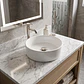 Lavamanos Redondo Sobreponer Joytek Loza 042AB Blanco Brillante | 36x12 cm - Miniatura 4