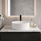 Lavamanos Redondo Sobreponer Joytek Loza 042AB Blanco Brillante | 36x12 cm - Miniatura 2