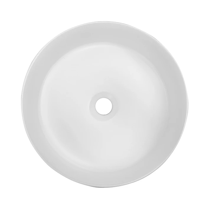 Lavamanos Redondo Sobreponer Joytek Loza 042A Blanco Mate | 36x12 cm 5