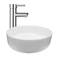 Lavamanos Redondo Sobreponer Joytek Loza 042A Blanco Mate | 36x12 cm - Miniatura 8