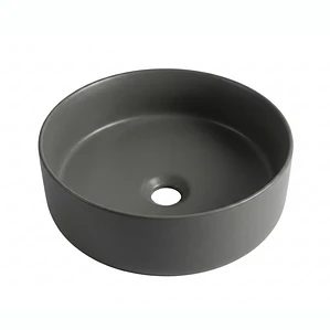 Lavamanos Redondo Sobreponer Joytek Loza 042AG Gris Mate | 36x12 cm