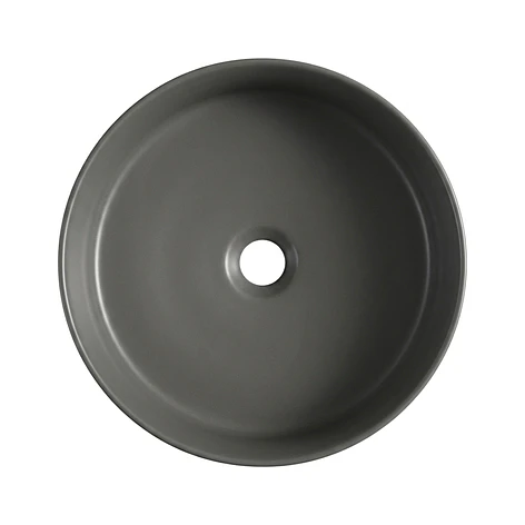 Lavamanos Redondo Sobreponer Joytek Loza 042AG Gris Mate | 36x12 cm 6