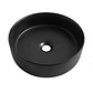 Lavamanos Redondo Sobreponer Joytek Loza 042AN Negro Mate | 36x12 cm - Miniatura 1