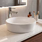 Lavamanos Redondo Sobreponer Joytek Loza 042DB Blanco Brillante | 40x12,5 cm - Miniatura 4