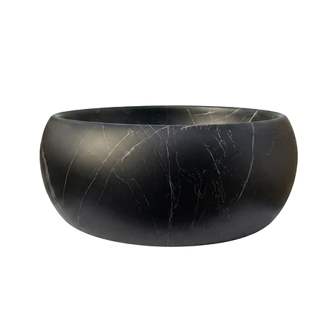 Lavamanos Redondo Sobreponer Joytek Loza 075 Negro Raizer | 40x15 cm 5