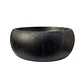 Lavamanos Redondo Sobreponer Joytek Loza 075 Negro Raizer | 40x15 cm - Miniatura 5