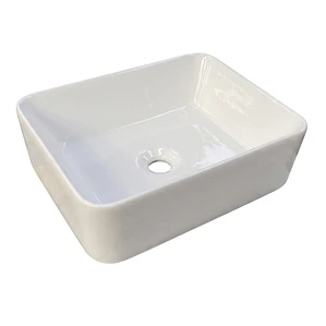 Lavamanos Rectangular Sobreponer Joytek Loza 103A Blanco | 40,5x30,5x13 cm
