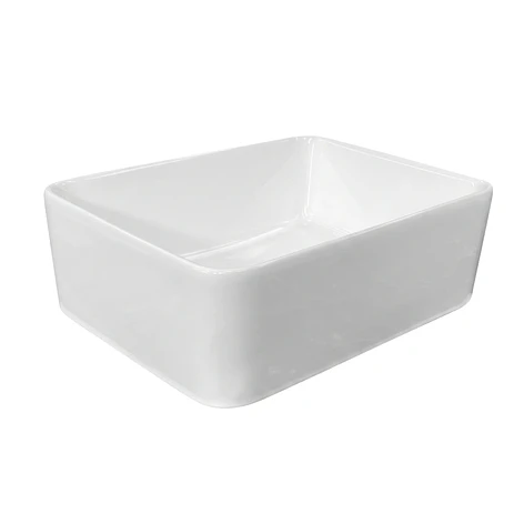 Lavamanos Rectangular Sobreponer Joytek Loza 103A Blanco | 40,5x30,5x13 cm 6