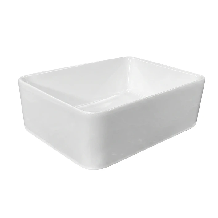 Lavamanos Rectangular Sobreponer Joytek Loza 103A Blanco | 40,5x30,5x13 cm 6