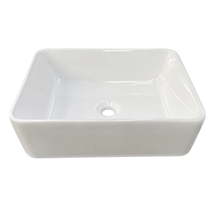 Lavamanos Rectangular Sobreponer Joytek Loza 103B Blanco | 48x38x13,5 cm 1