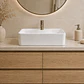 Lavamanos Rectangular Sobreponer Joytek Loza 104A Blanco | 41x31x13 cm - Miniatura 2