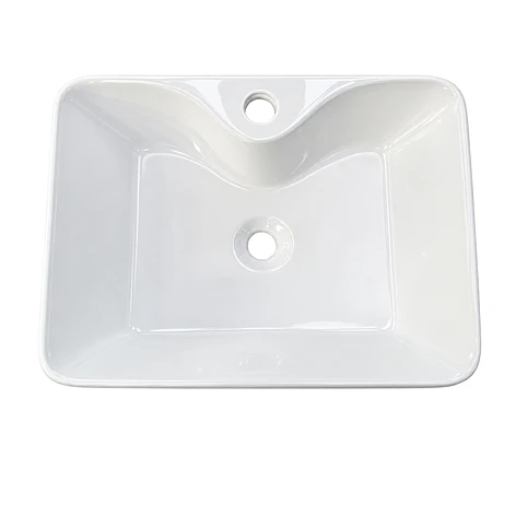 Lavamanos Rectangular Sobreponer Joytek Loza 104B Blanco | 48x38x13,5 cm 7