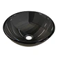 Lavamanos Redondo Sobreponer Joytek Vidrio 35N Negro | 35x13 cm - Miniatura 1