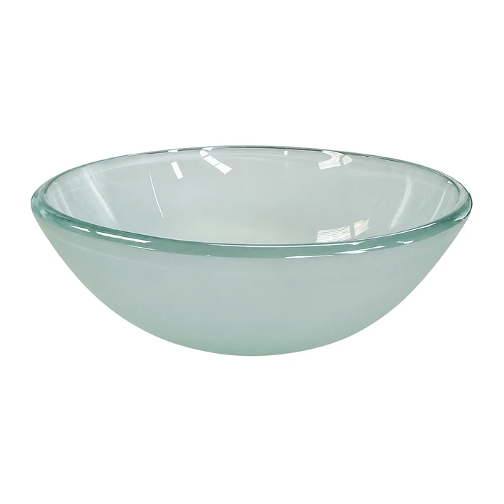 Lavamanos Redondo Sobreponer Joytek Vidrio 35T Transparente | 35x13 cm 5