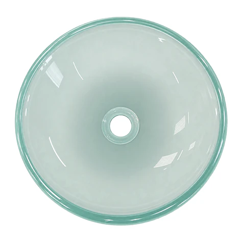 Lavamanos Redondo Sobreponer Joytek Vidrio 35T Transparente | 35x13 cm 6