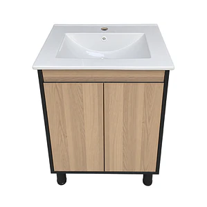 Mueble de Baño Altair Nogal Claro con Cubierta 60x46x84 cm