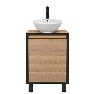 Mueble de Baño Altair Nogal Claro con Lavamanos 40x46x72 cm