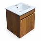 Mueble de Baño Domus Nogal con Cubierta a Muro 41x41x47 cm - Miniatura 6