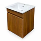 Mueble de Baño Domus Nogal con Cubierta a Muro 41x41x47 cm - Miniatura 7